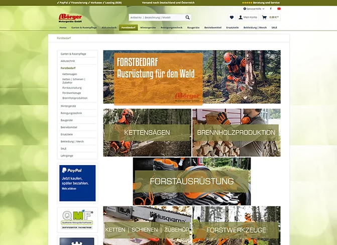 Unsere Referenz Börger Motorgeräte