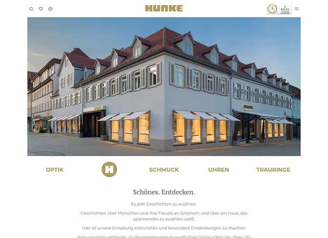 Unsere Referenz Hunke