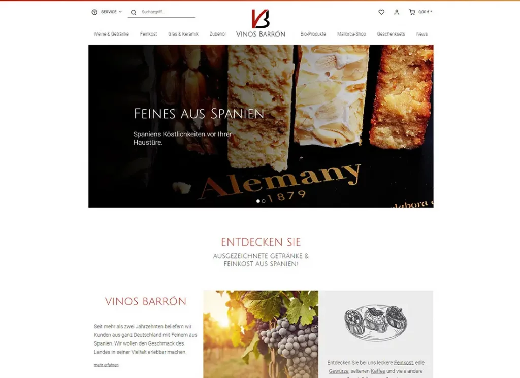 Unsere Referenz Vinos Barron